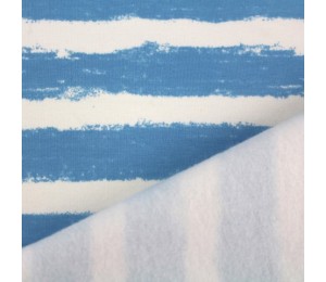 REST 20cm Bio Sweat - Mellow Stripes lichtblau